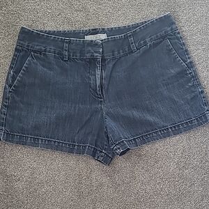 LOFT Dark Blue Jean Shorts